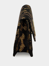 Christian Louboutin Loubi54 Leo Velvet Silk Clutch