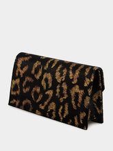 Christian Louboutin Loubi54 Leo Velvet Silk Clutch