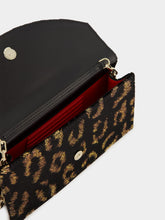 Christian Louboutin Loubi54 Leo Velvet Silk Clutch