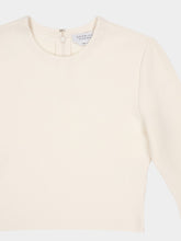 Gabriela Hearst Ivory Long-Sleeve Talos Knit Top