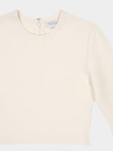 Gabriela Hearst Ivory Long-Sleeve Talos Knit Top
