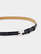 Courrèges Black AC Naplack Leather Belt