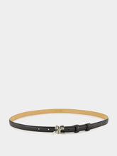 Courrèges Black Naplack Leather Belt