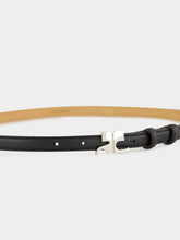 Courrèges Black Naplack Leather Belt