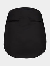 Courrèges Black Circle Satin Mini Skirt