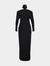 Courrèges Black Circle Mockneck Gown