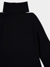 Courrèges Black Circle Mockneck Gown