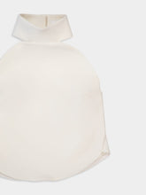 Courrèges Natural Beige Ellipse Mockneck Sleeveless Top