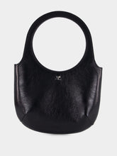 Courrèges Black Naplack Leather Holy Bag