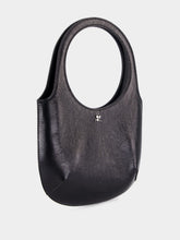 Courrèges Black Naplack Leather Holy Bag