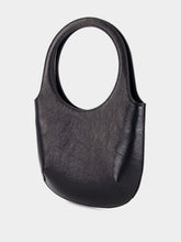 Courrèges Black Naplack Leather Holy Bag