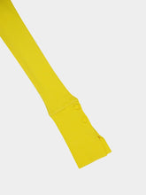 Courrèges Sun Yellow Classic Rib Polo Shirt