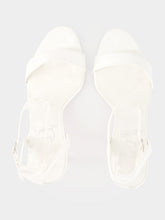 Christian Louboutin White Miss Z 80 Strappy Sandals