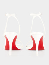 Christian Louboutin White Miss Z 80 Strappy Sandals