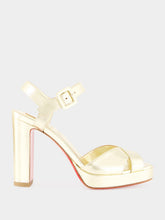 Christian Louboutin Platine Cora 100 Strappy Sandals