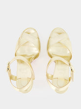 Christian Louboutin Platine Cora 100 Strappy Sandals