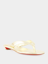 Christian Louboutin Platine Miss Z Thong Sandals