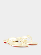 Christian Louboutin Platine Miss Z Thong Sandals