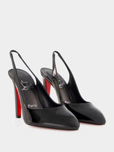 Christian Louboutin Black Fannylove 100 Slingback Pumps