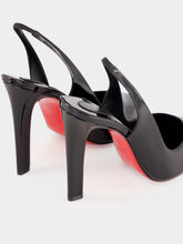 Christian Louboutin Black Fannylove 100 Slingback Pumps