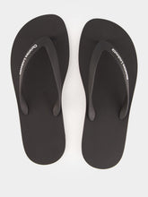 Christian Louboutin Black Rubber Thongs