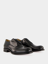 Christian Louboutin Black Moustachou Calf Leather Derby Shoes