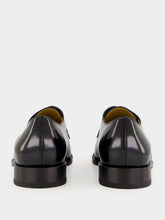 Christian Louboutin Black Moustachou Calf Leather Derby Shoes