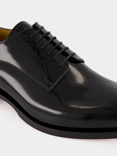 Christian Louboutin Black Moustachou Calf Leather Derby Shoes