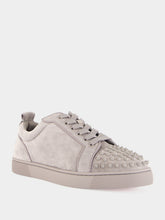 Christian Louboutin Phantom Grey Louis Junior Spikes Sneakers
