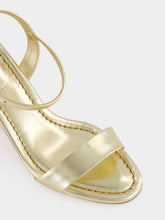 Christian Louboutin Platine Jane 85 Sheepskin Leather Sandals