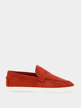Christian Louboutin Empire Red Reversed Leather Boat Shoes