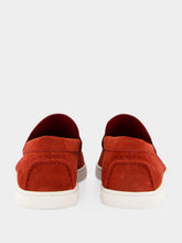 Christian Louboutin Empire Red Reversed Leather Boat Shoes