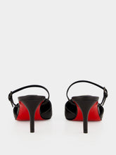 Christian Louboutin Black Milena 60 Leather Mid-Heel Mules