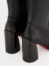 Christian Louboutin Black Iranina 85 Leather Heeled Boots