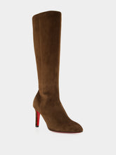 Christian Louboutin Cosme Fannylove Tight Botta 85 Suede Boots