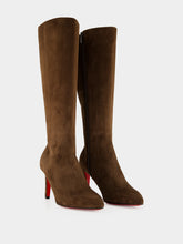 Christian Louboutin Cosme Fannylove Tight Botta 85 Suede Boots