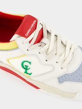 Christian Louboutin White Multicolour Leather Bsktball 1 RetroSneakers