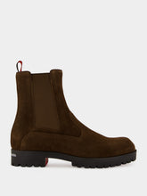 Christian Louboutin Cavernos Reversed Calf Leather Chelsea Boots