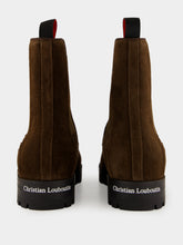 Christian Louboutin Cavernos Reversed Calf Leather Chelsea Boots