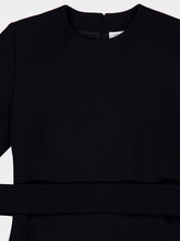 Gabriela Hearst Black Shandon Wool Tunic Blouse