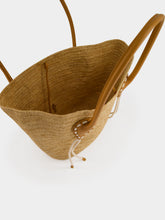 Christian Louboutin Natural Venus Raffia Large Tote Bag
