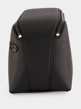 Christian Louboutin Black Grained Leather Travel Pouch