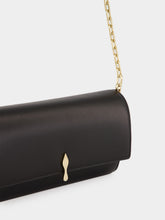 Christian Louboutin Black Bettina Lamb Nappa Leather Wallet on Chain