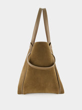 Christian Louboutin Silex Brown Reversed Leather Large Tote Bag