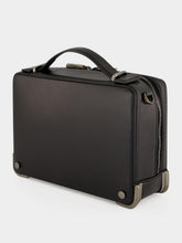 Christian Louboutin Black Small Tactical Briefcase Leather Bag