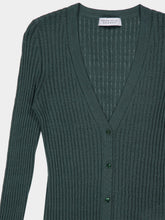 Gabriela Hearst Emma English Green Knit Cardigan
