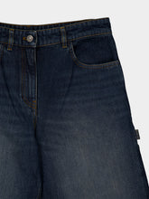 Courrèges Vintage Medium Blue Baggy Denim Jeans