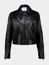 Courrèges Black Reedition Leather Jacket