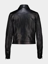 Courrèges Black Reedition Leather Jacket