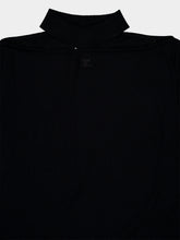 Courrèges Black Merino Wool Cut-Out Top
